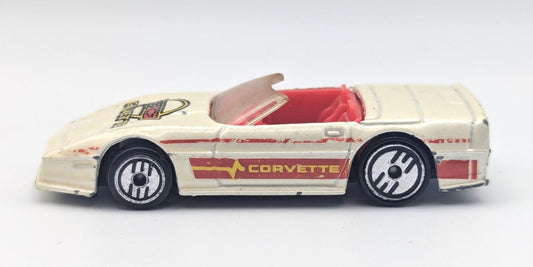 Hot Wheels Off-White Custom Corvette Convertible 1988 Malaysia