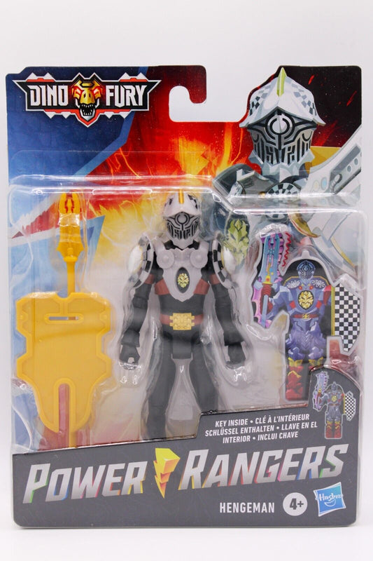 Hengeman Power Rangers Dino Fury 6 Inch Action Figure w Key 2022 Hasbro