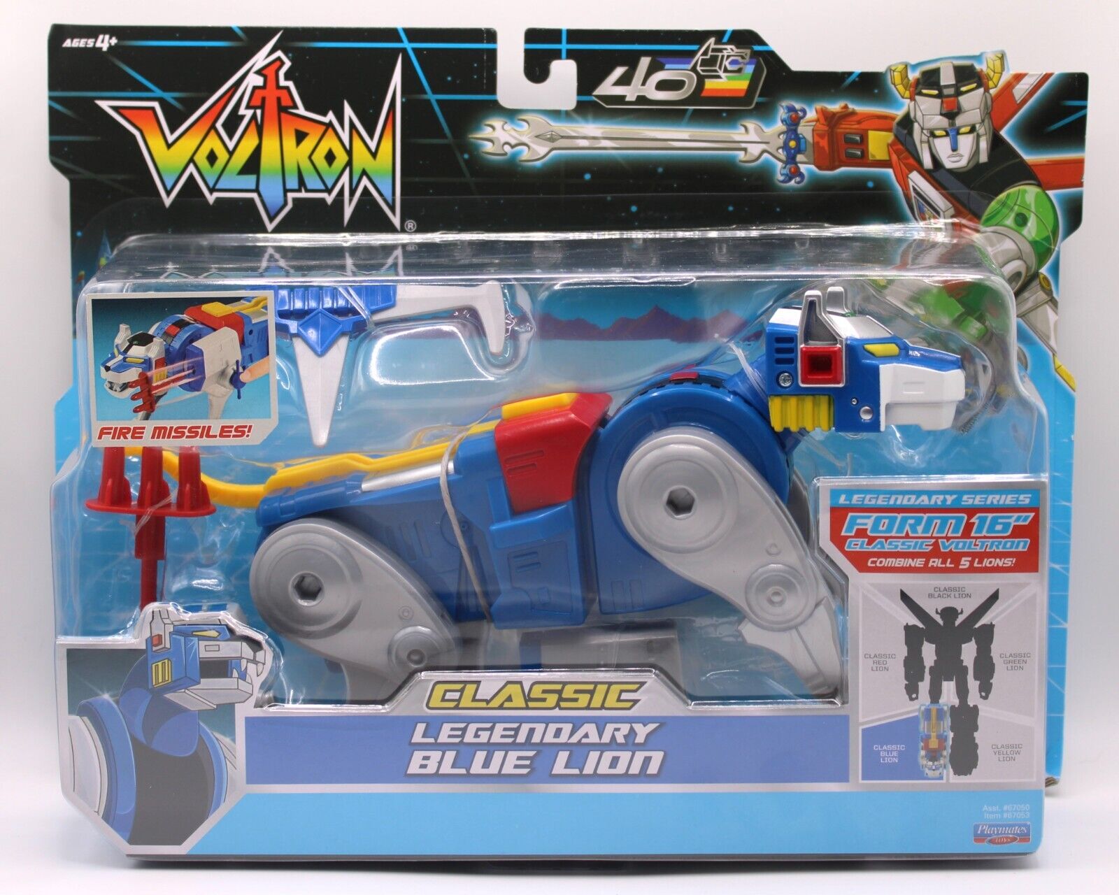 Blue Lion Combinable Voltron 40th Anniversary Classic Legendary Playmates Figure