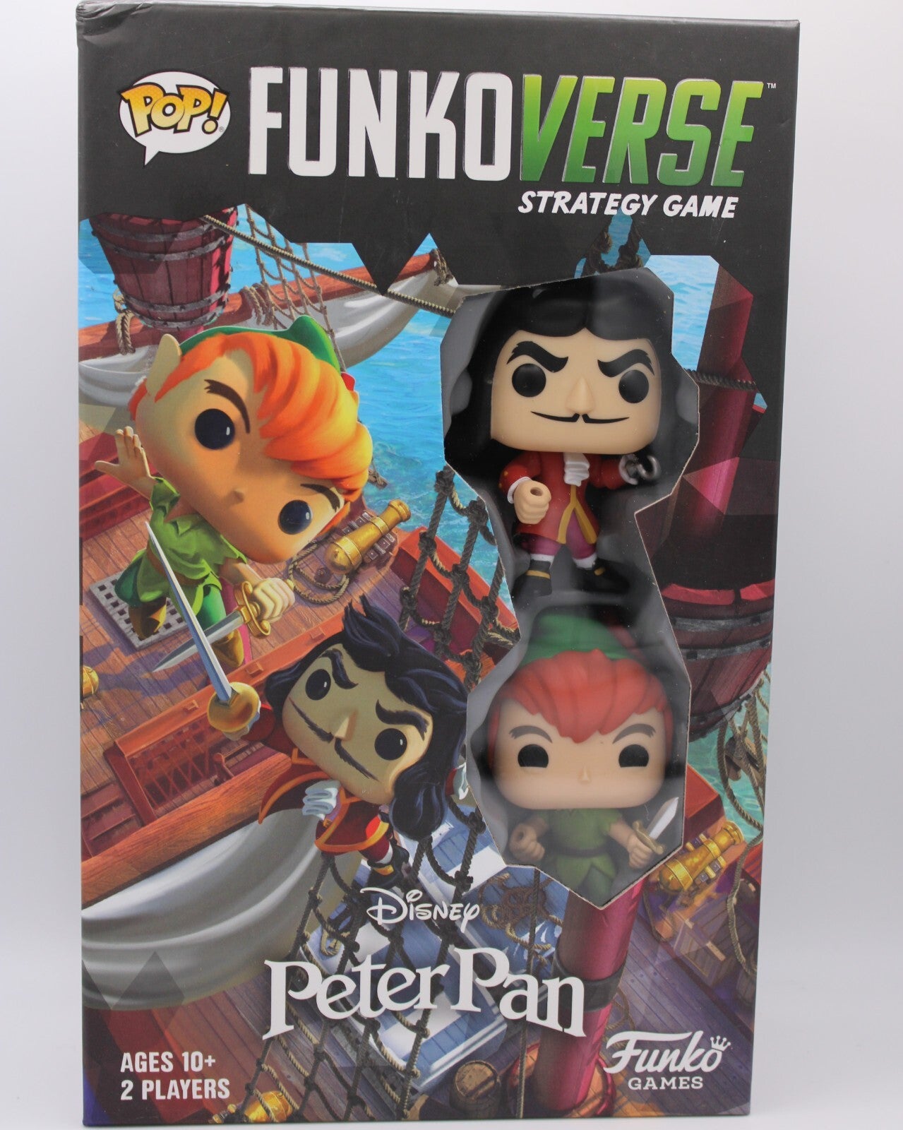 Funkoverse Strategy Game: Peter Pan 100 2-Pack (Captain Hook & Peter Pan)
