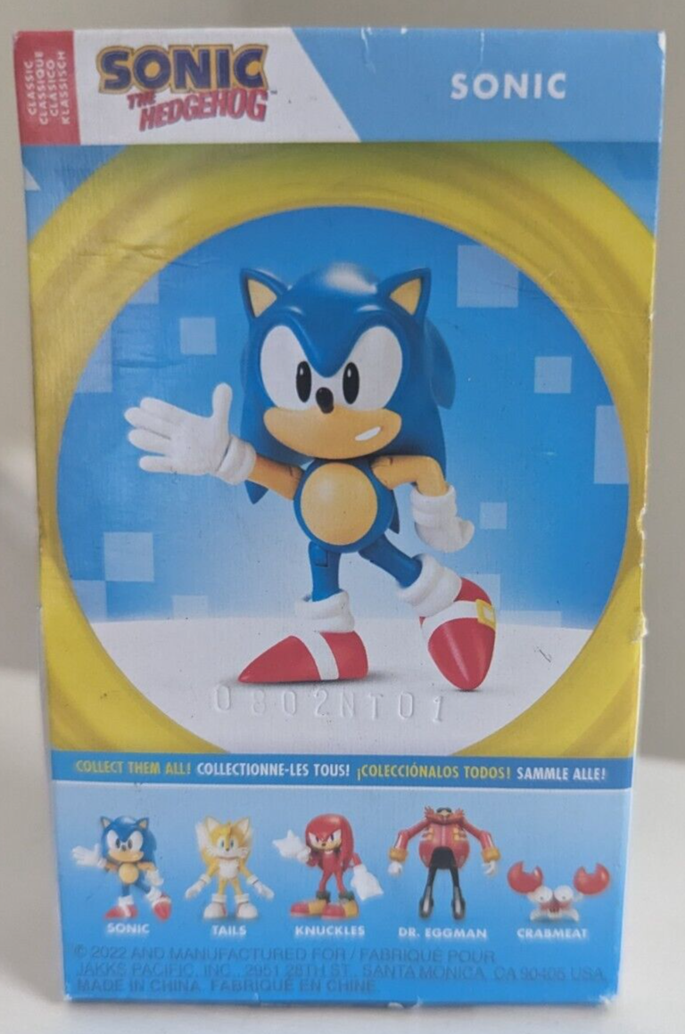 Classic Sonic The Hedgehog 2.5" Inch Figure Jakks Pacific (Checklane Packaging)