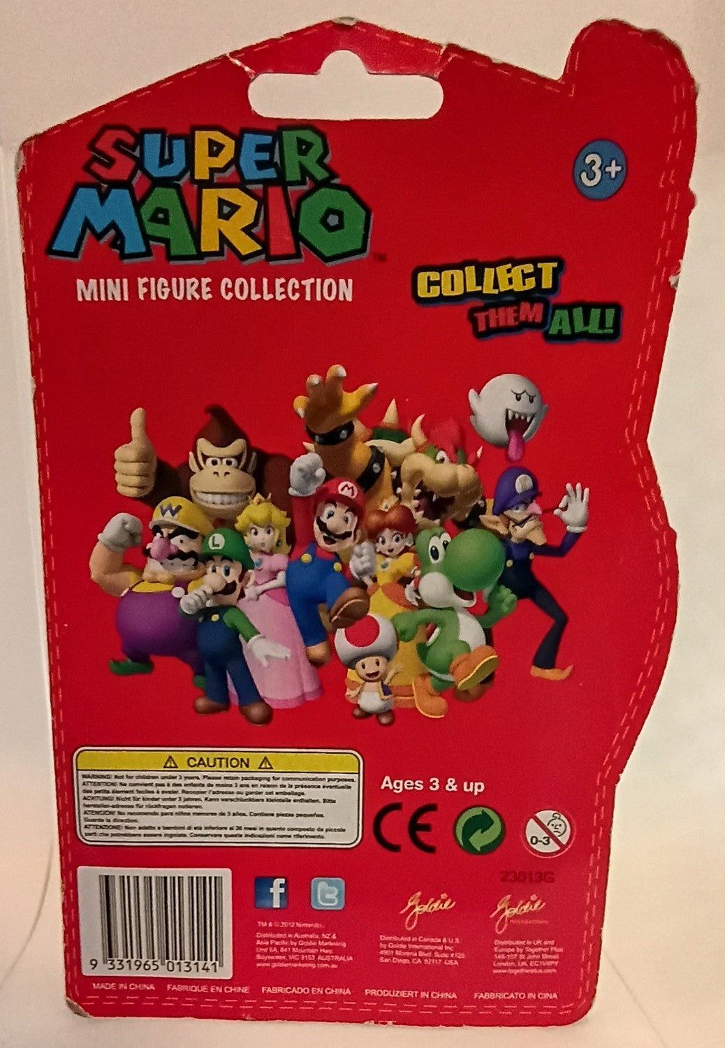 Super Mario Mini Figure Collection - Mario, Princess Peach, Lakitu [2 inch]