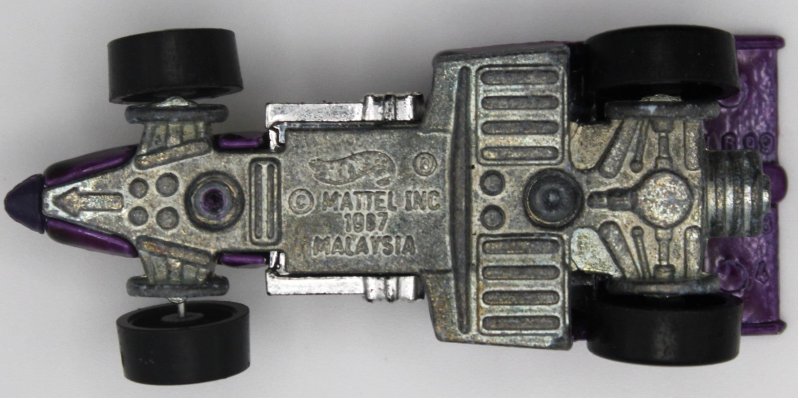 Hot Wheels Blackwalls 1987 Shadow Jet Intercooled Purple Diecast