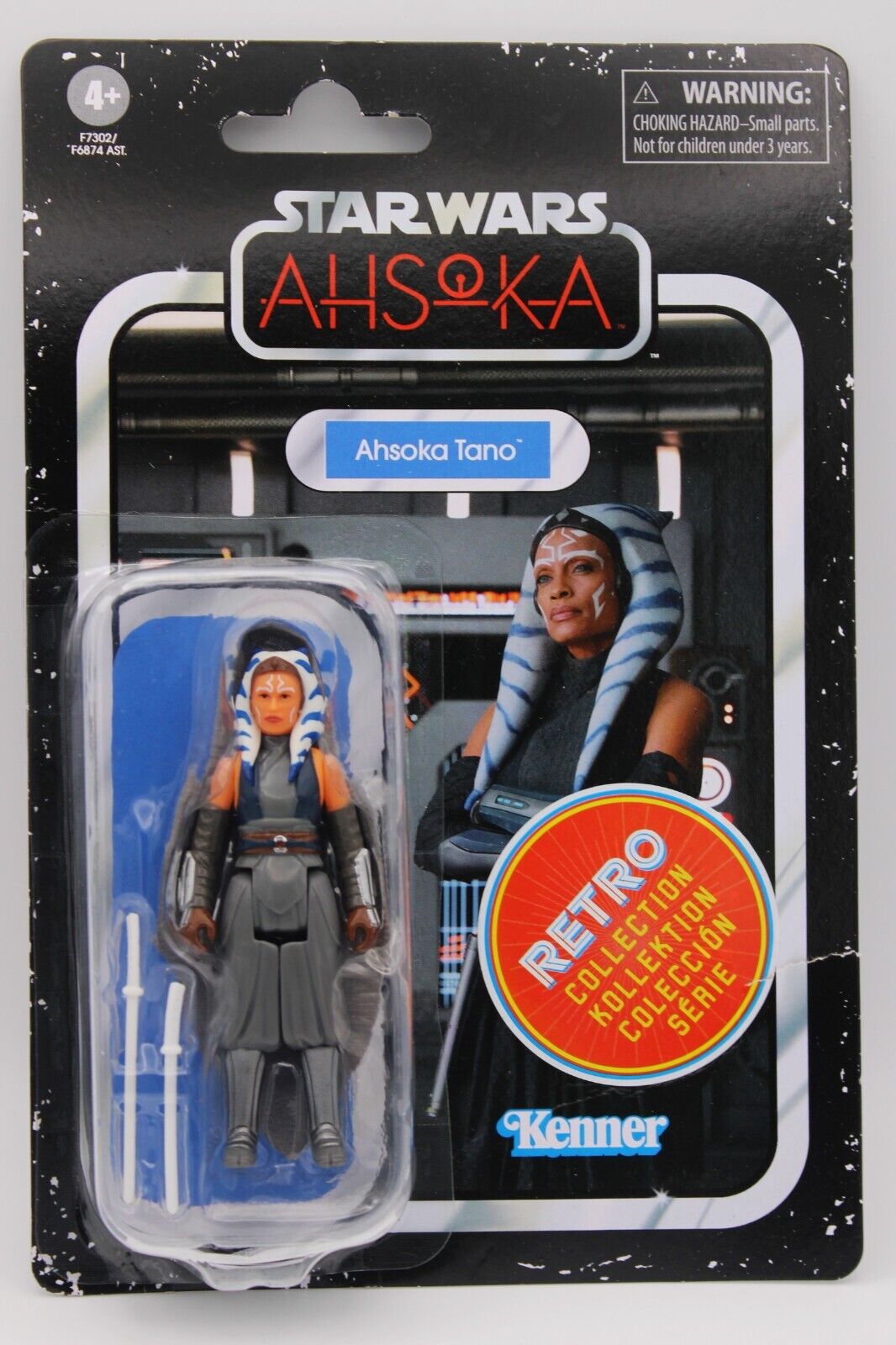 Ahsoka Tano Ahsoka 2023 Retro Star Wars The Vintage Collection (w/ Card Issues)