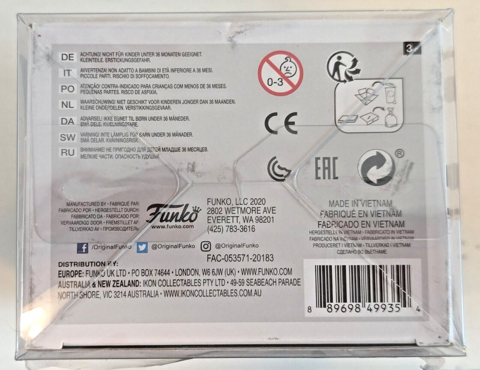 Funko Pop! Disney Haunted Mansion Portraits Alexander Nitrokoff 804 w/ Protector