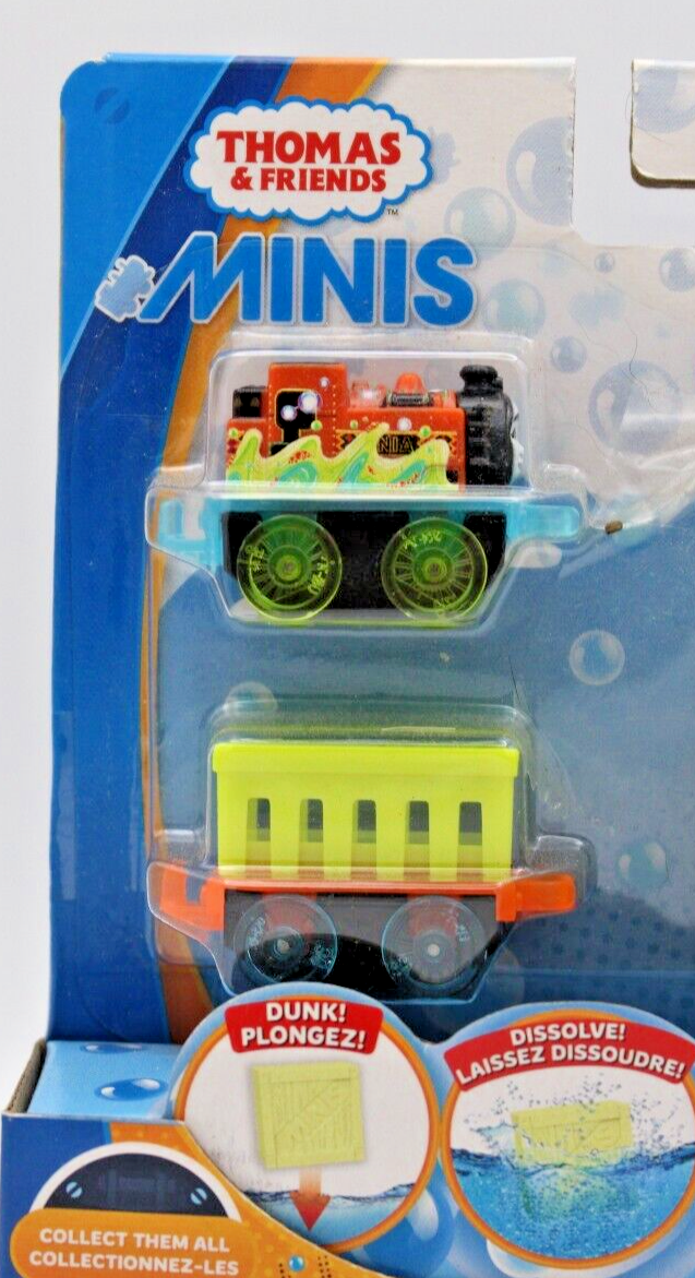 New Thomas & Friends Fisher-Price MINIS Fizz ‘n Go Cargo, Percy & Puppy Train