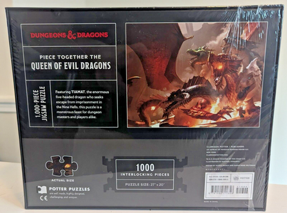 Dungeons & Dragons The Rise of Tiamat Dragon Jigsaw Puzzle 1,000 piece 27x20 New