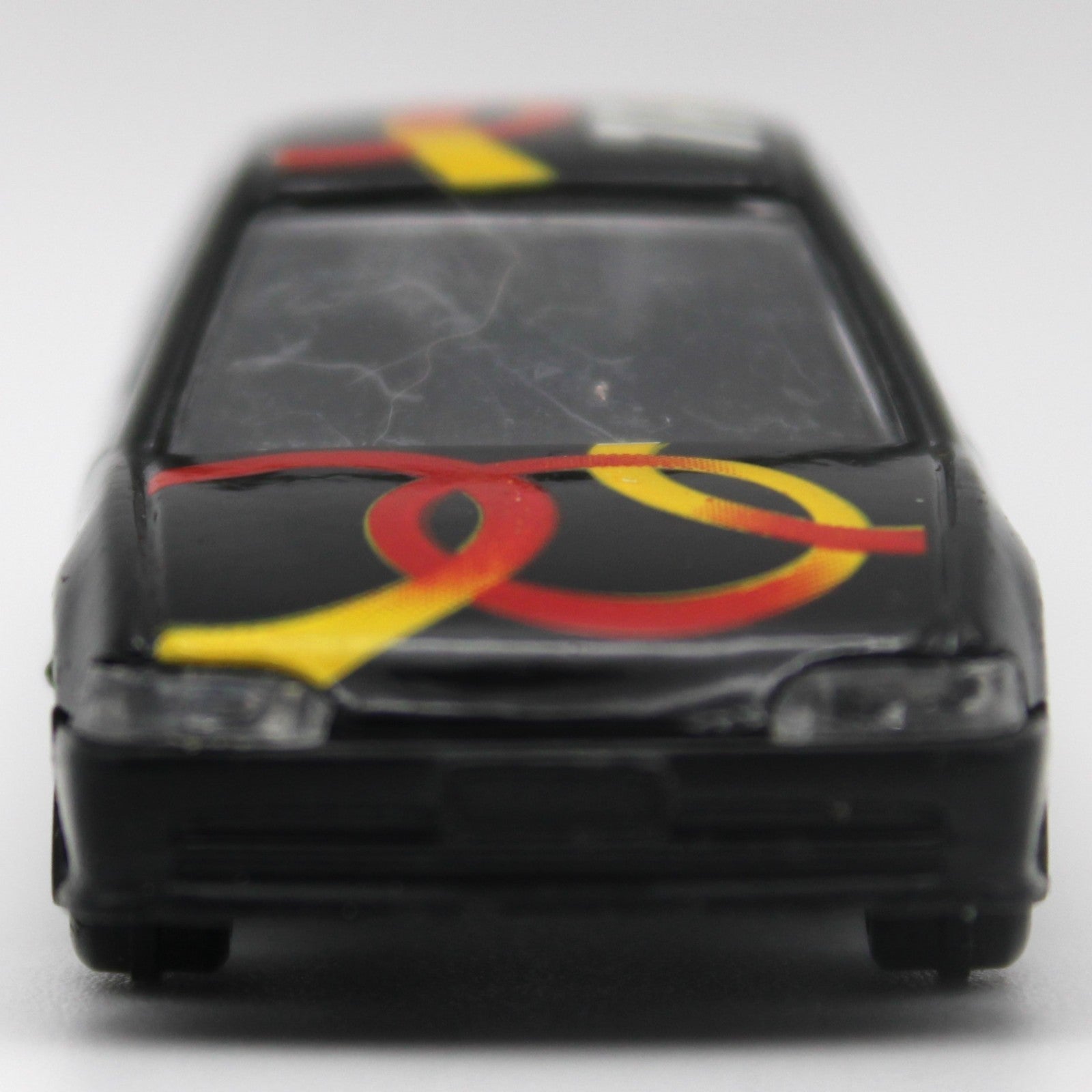 Vintage Yat Ming No. 818 Honda Civic 1:64 Scale Diecast Black Sedan