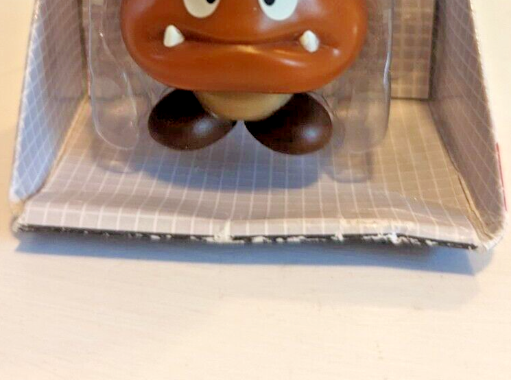 World Of Nintendo Super Mario Goomba 2.5” Figure Checklane Packaging