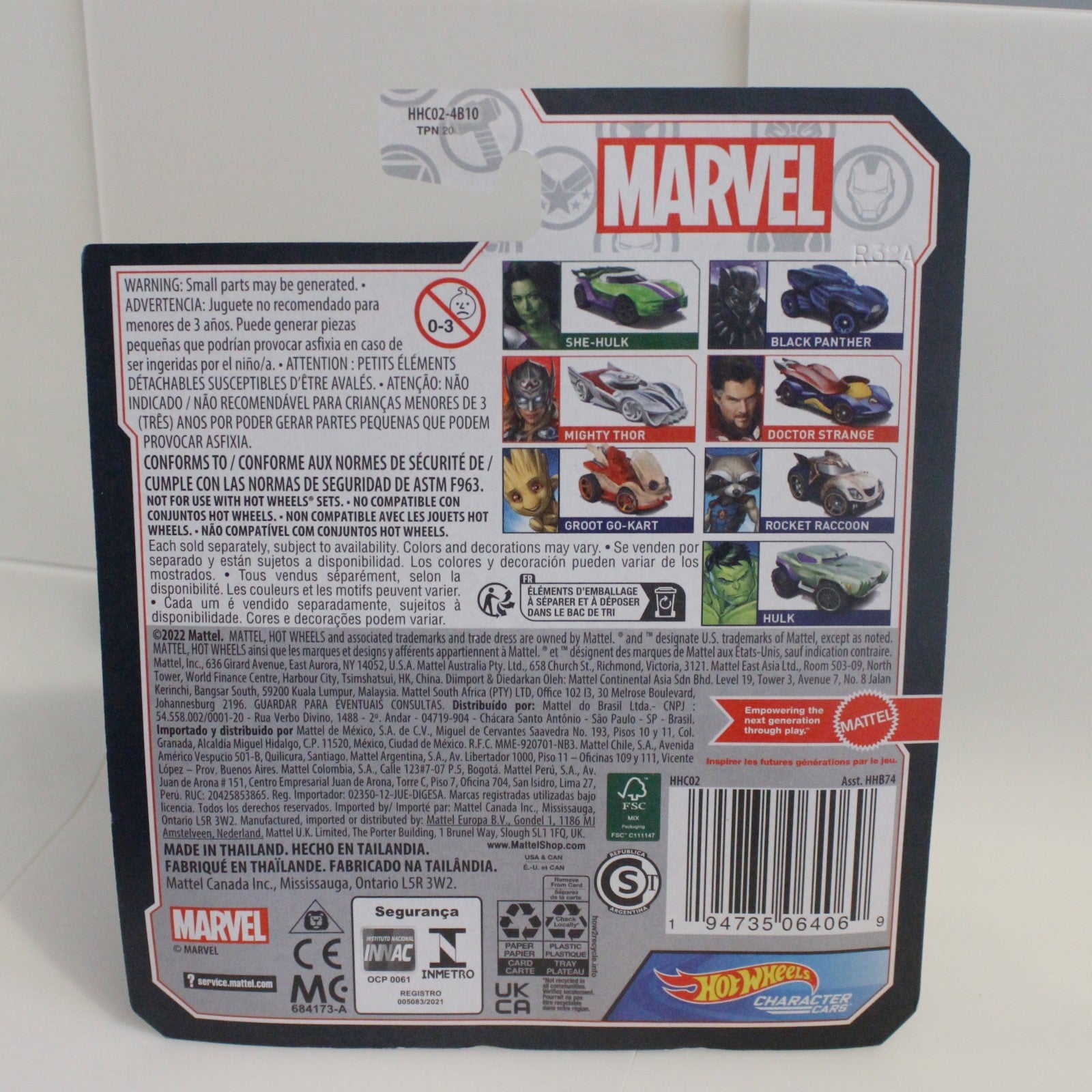 Lot Of 5 Marvel Hot Wheels Comic Version Avengers Characters Cars Hulk Wolverine