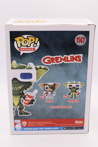 Funko Pop! Gremlins Lot Gizmo & Gremlin 3D Glasses - Minor Wear with Protectors