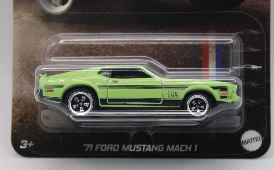 Hot Wheels '71 Ford Mustang Mach 1 Mustang 60 Years Silver Series 3/5