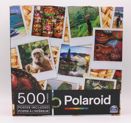 Spin Masters Polaroid "Bouncing Around Bali" - 500 Pcs Jigsaw Puzzle 24" x 18".