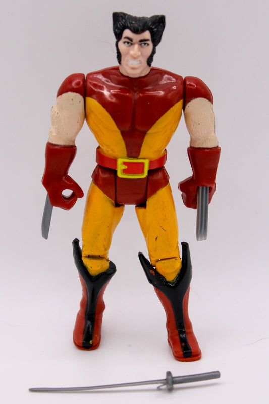 X-Men Wolverine Series 1 Loose Action Figure Toy Biz 1991 with Sword Accessory