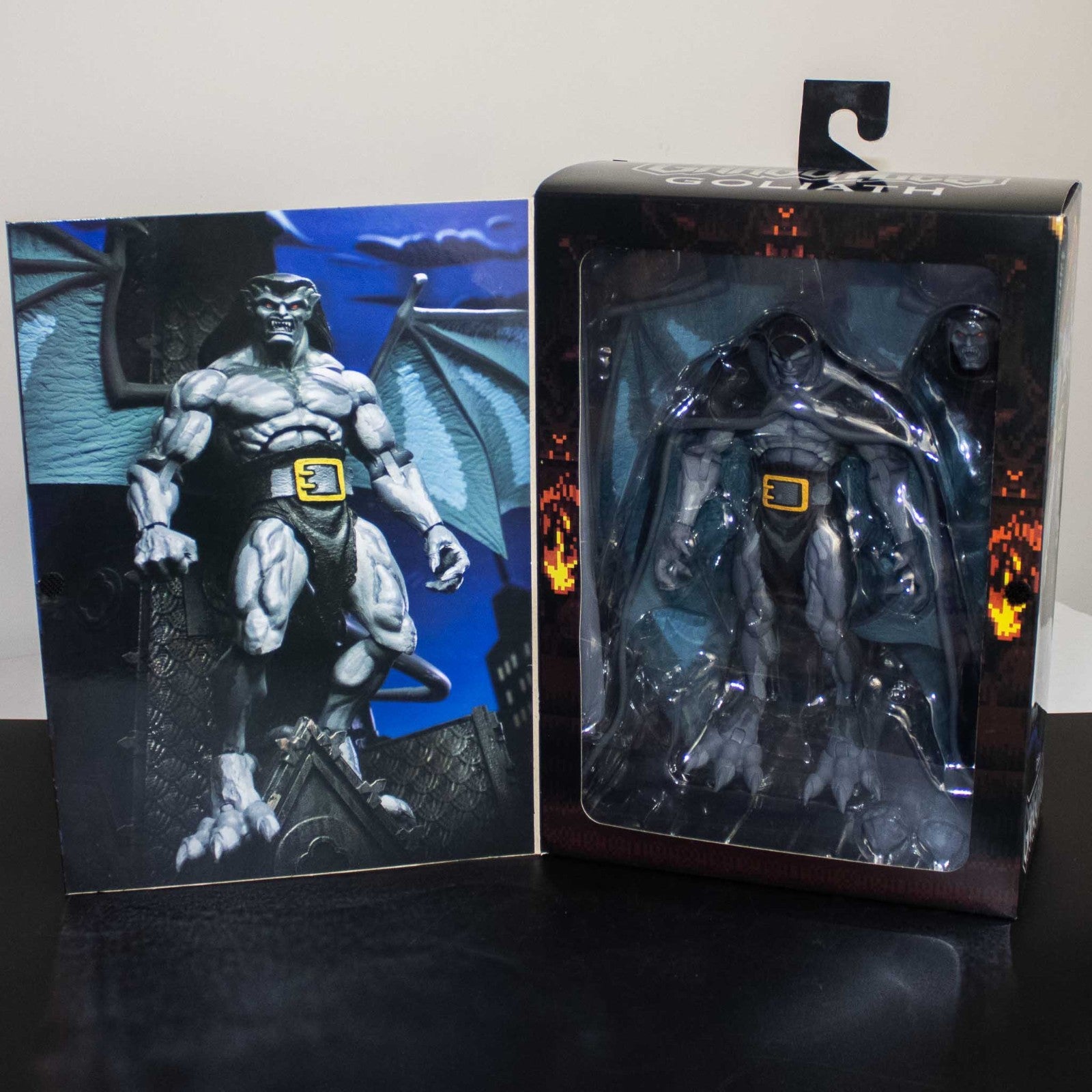 NECA Disney Gargoyles Goliath and Ultimate Bronx Action Figures