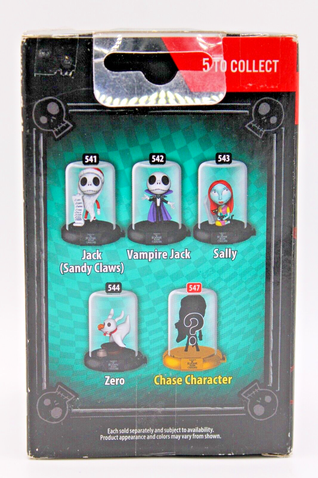 Domez The Nightmare Before Christmas- Jack Sandy Claws Series 4 Chase Figure MIB