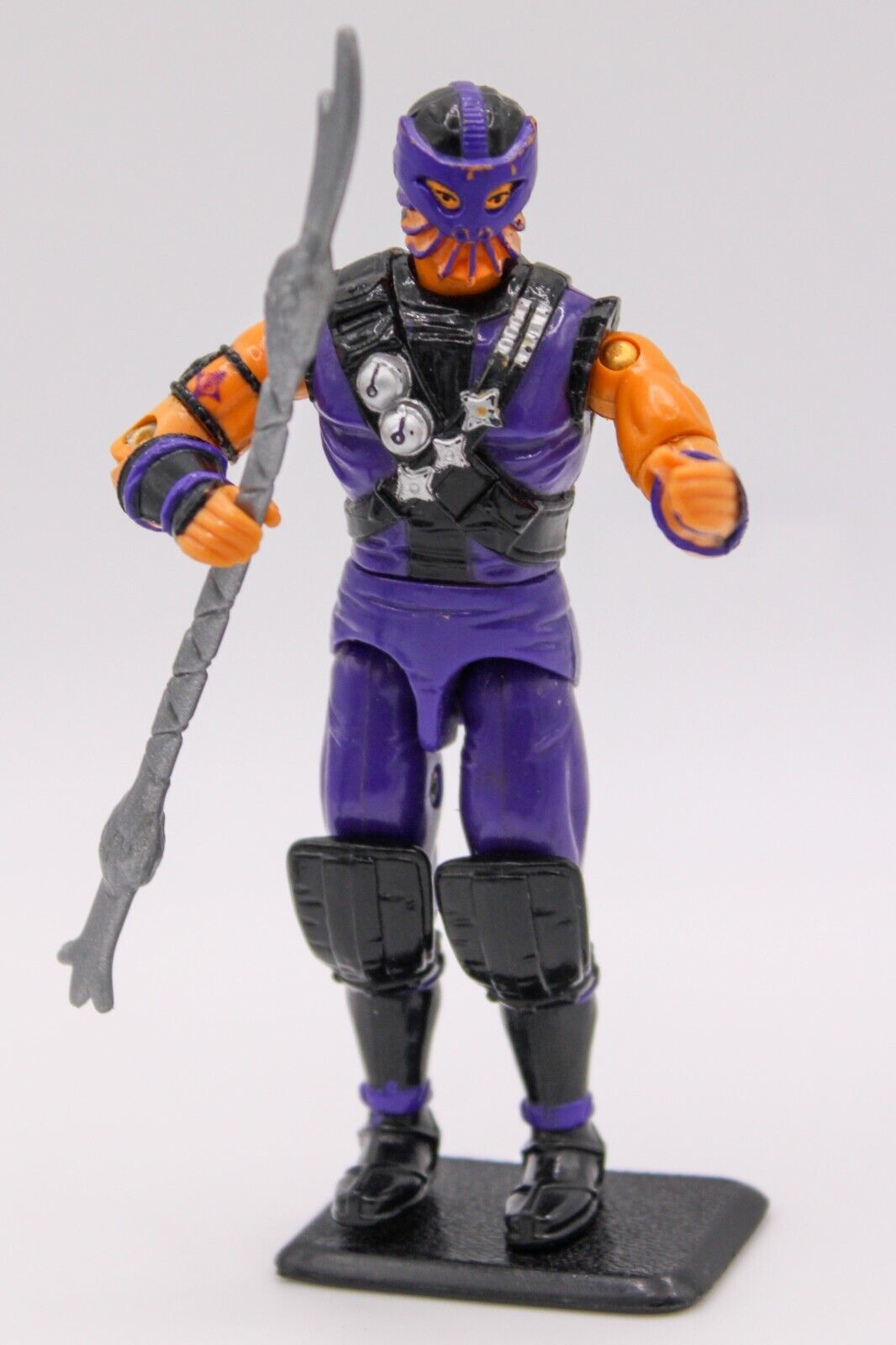 G.I. Joe Vintage 1992 Ninja Force Dice Action Figure ARAH 3.75 Inch Complete