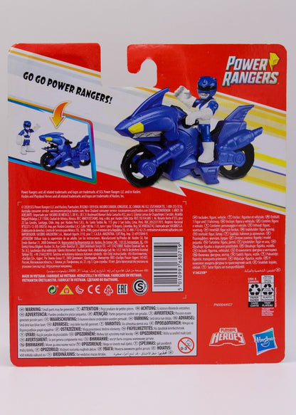 Power Rangers Blue Ranger Motorcycle Shark Cycle Playskool Heroes Hasbro
