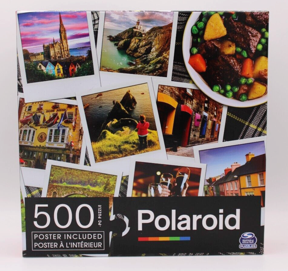 Spin Masters Polaroid - "Cruising Ireland" - 500 Pcs. Jigsaw Puzzle - 24" x 18".