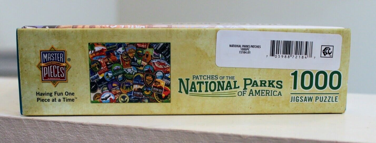 Patches Of The National Parks 1000 Piece Jigsaw Puzzle Sealed