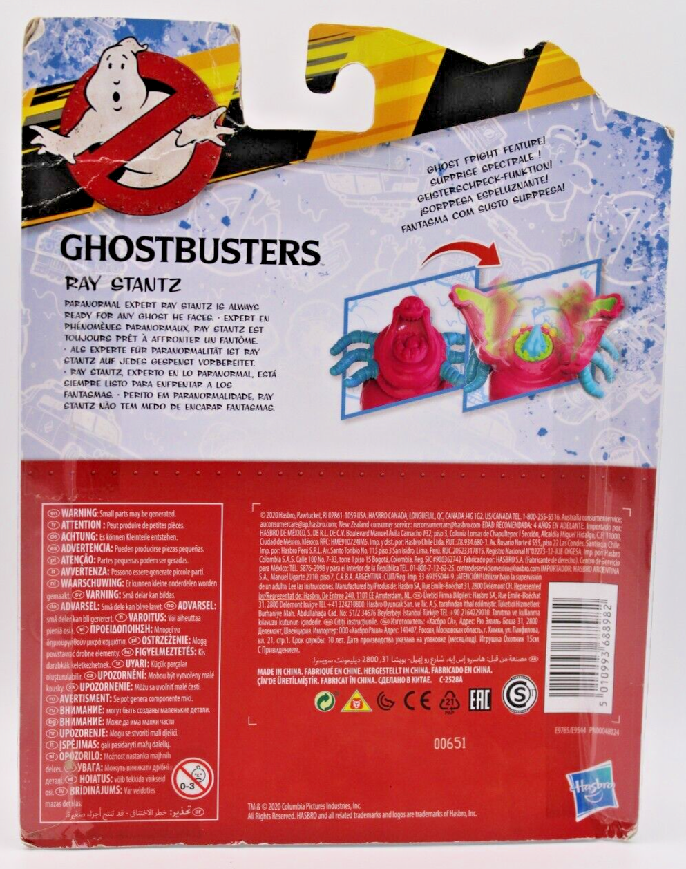 Hasbro Ghostbusters 1984 Ray Stantz Action Figure w Interactive Ghost- Shelfwear