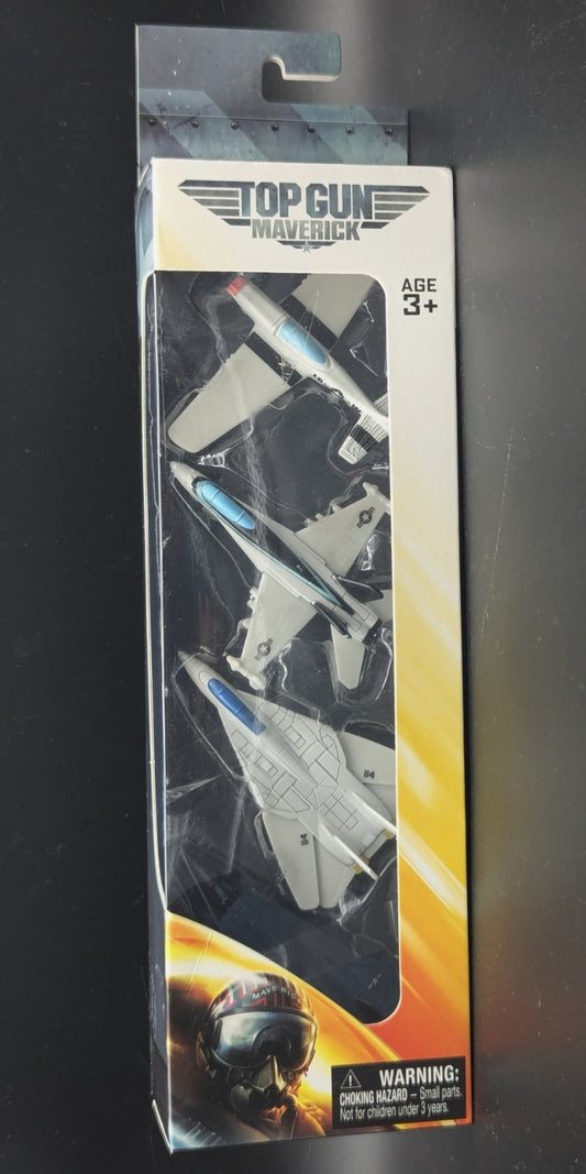 NIB Top Gun Maverick 4 Plane Set F/A-18 Super Hornet P-51 Mustang Legend Toys