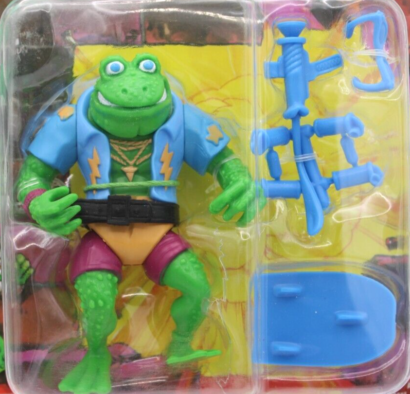 Teenage Mutant Ninja Turtles Genghis Frog Retro Playmates 2023 Frayed Corners