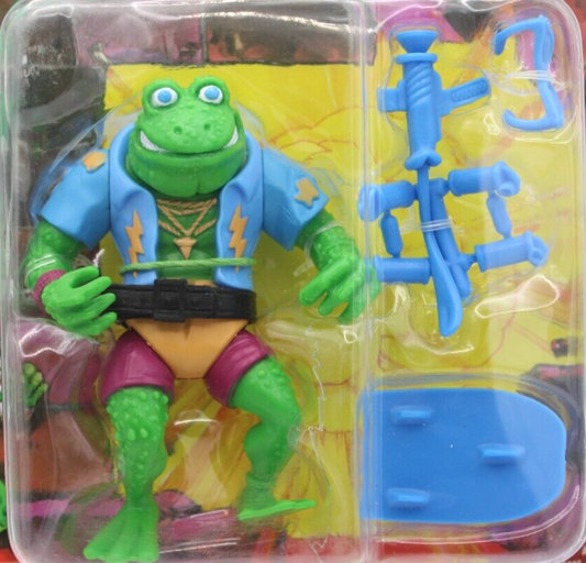 Teenage Mutant Ninja Turtles Genghis Frog Retro Playmates 2023 Frayed Corners