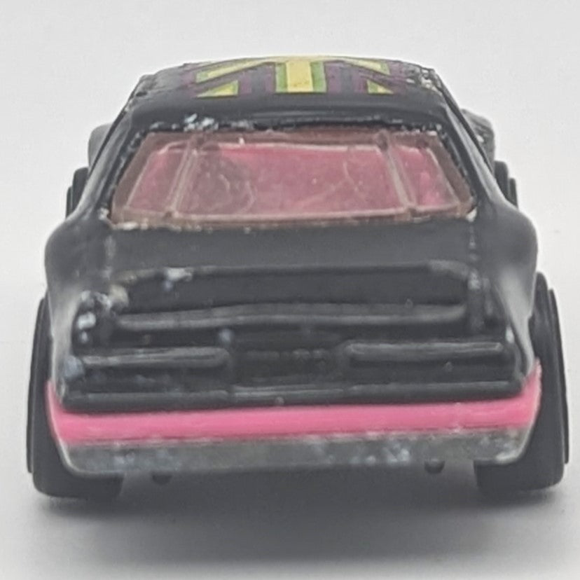1993 Vintage Hot Wheels '81 Thunder Burner -Black & Pink Die-cast Toy #4