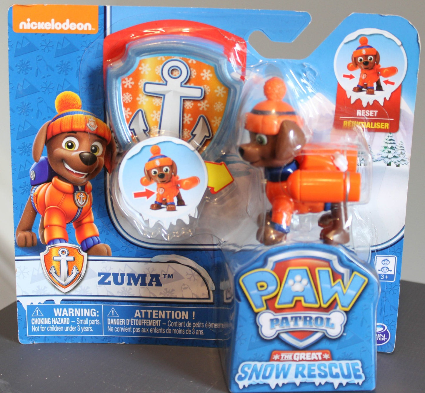 Spin Master Paw Patrol Great Snow Rescue Zuma Figure Winter Jet Pack