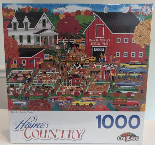 Home Country: Plumly's Petting Farm by Mark Frost 1000 Piece Puzzle Sealed