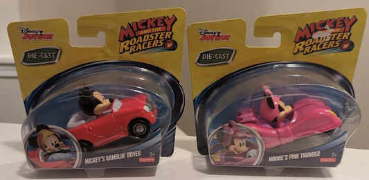 Mickey & The Roadster Racers Minnie's Pink Thunder Mickey's Rambling Rover Cars