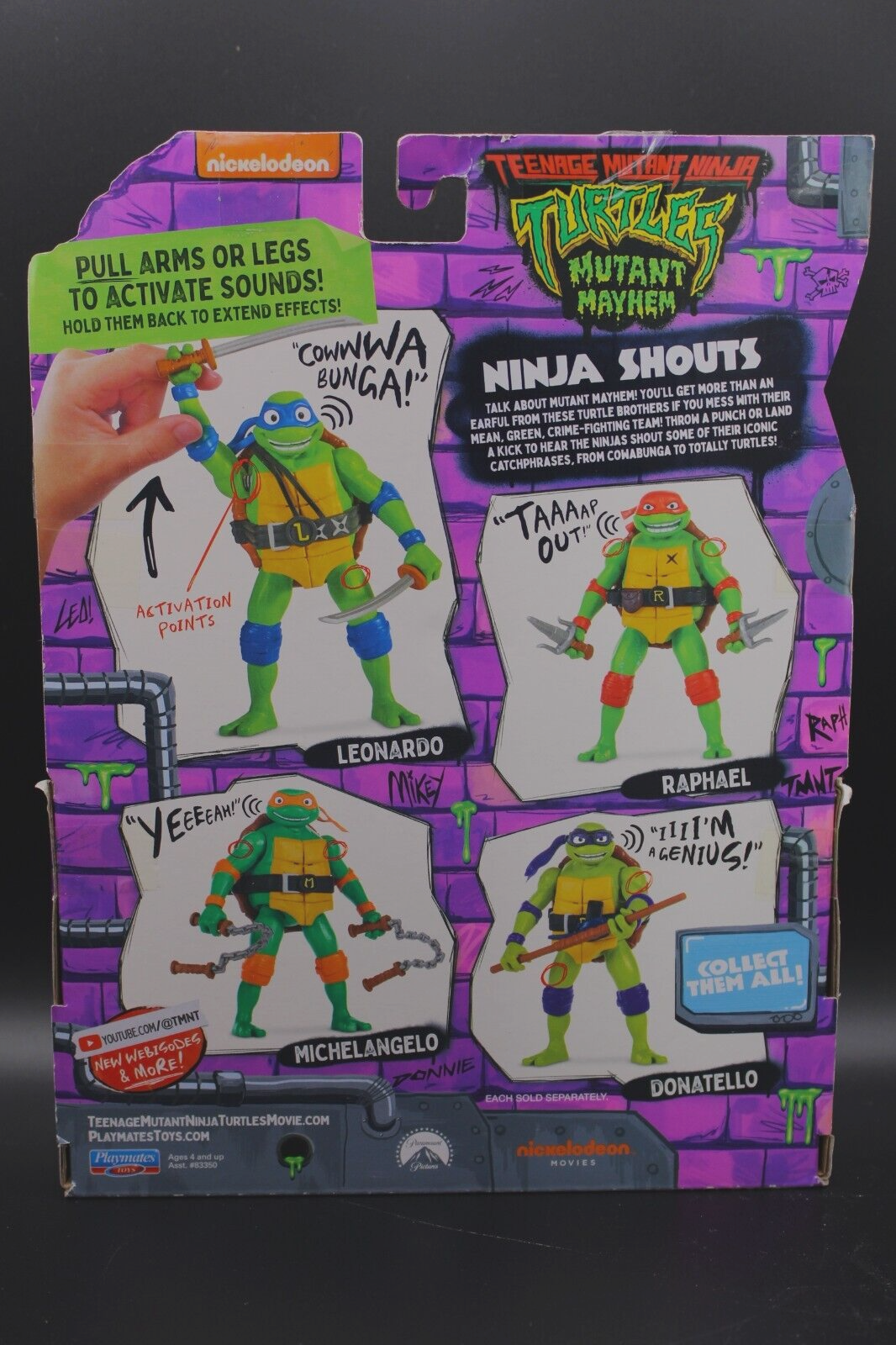 TMNT Teenage Mutant Ninja Turtles Mutant Mayhem Ninja Shouts Donatello