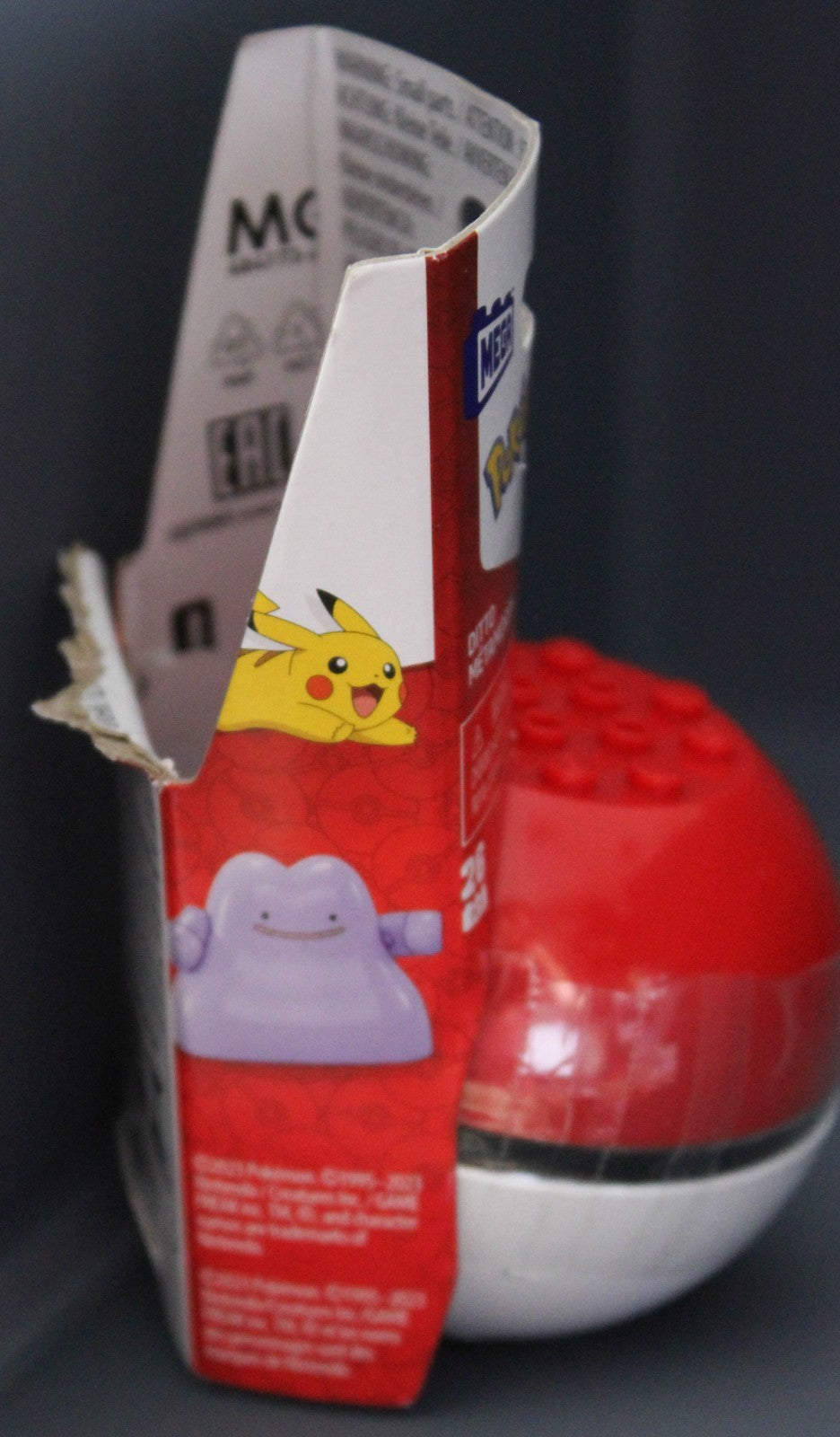 MEGA Construx Pokemon Ditto inside Poke Ball Building Set 26 Pcs HTH98 Sealed