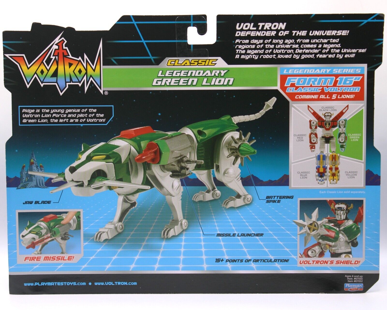 Voltron Legendary Series Green Lion Pidge Playmates 40th Anniversary 2024