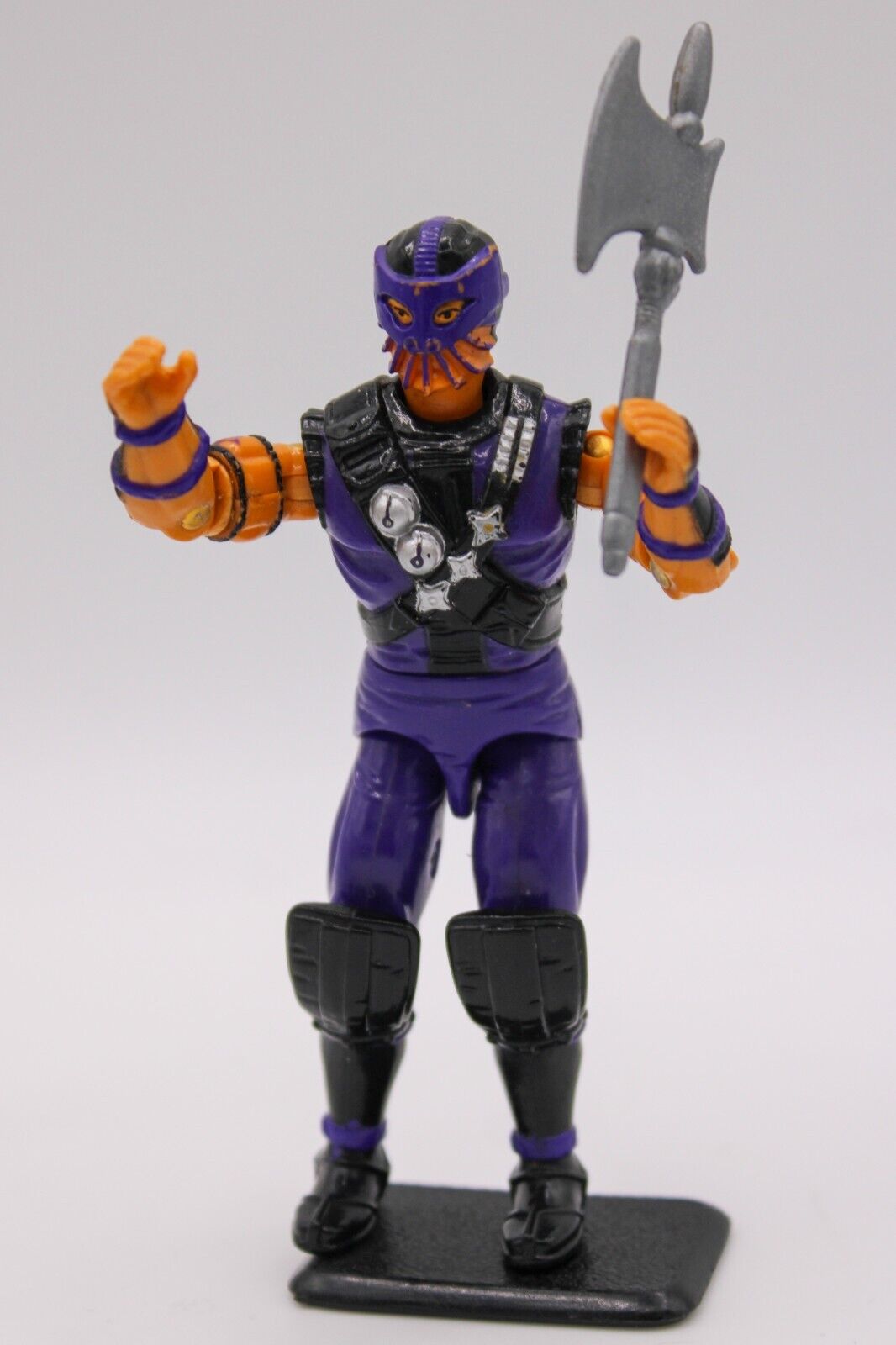 G.I. Joe Vintage 1992 Ninja Force Dice Action Figure ARAH 3.75 Inch Complete