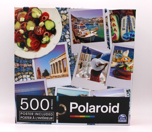 Spin Masters Polaroid "Grecian Holiday" - 500 Pcs Jigsaw Puzzle 24" x 18".