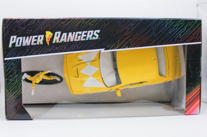 Jada 1/24 Diecast, Dodge Challenger SRT Hellcat & Yellow Power Ranger Figure