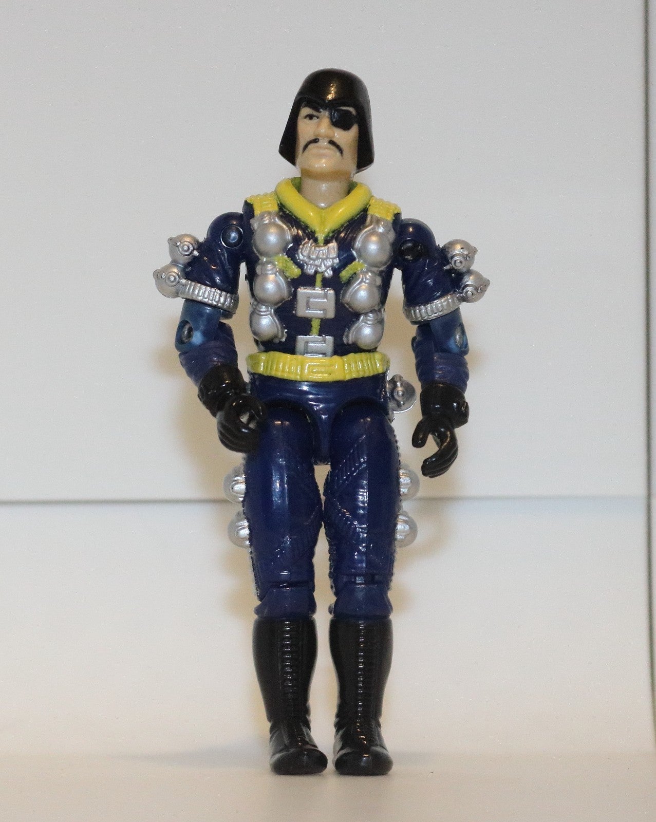 GI Joe 1991 Super Sonic Fighters Major Bludd with Machine Gun Rifle & Jet Pack