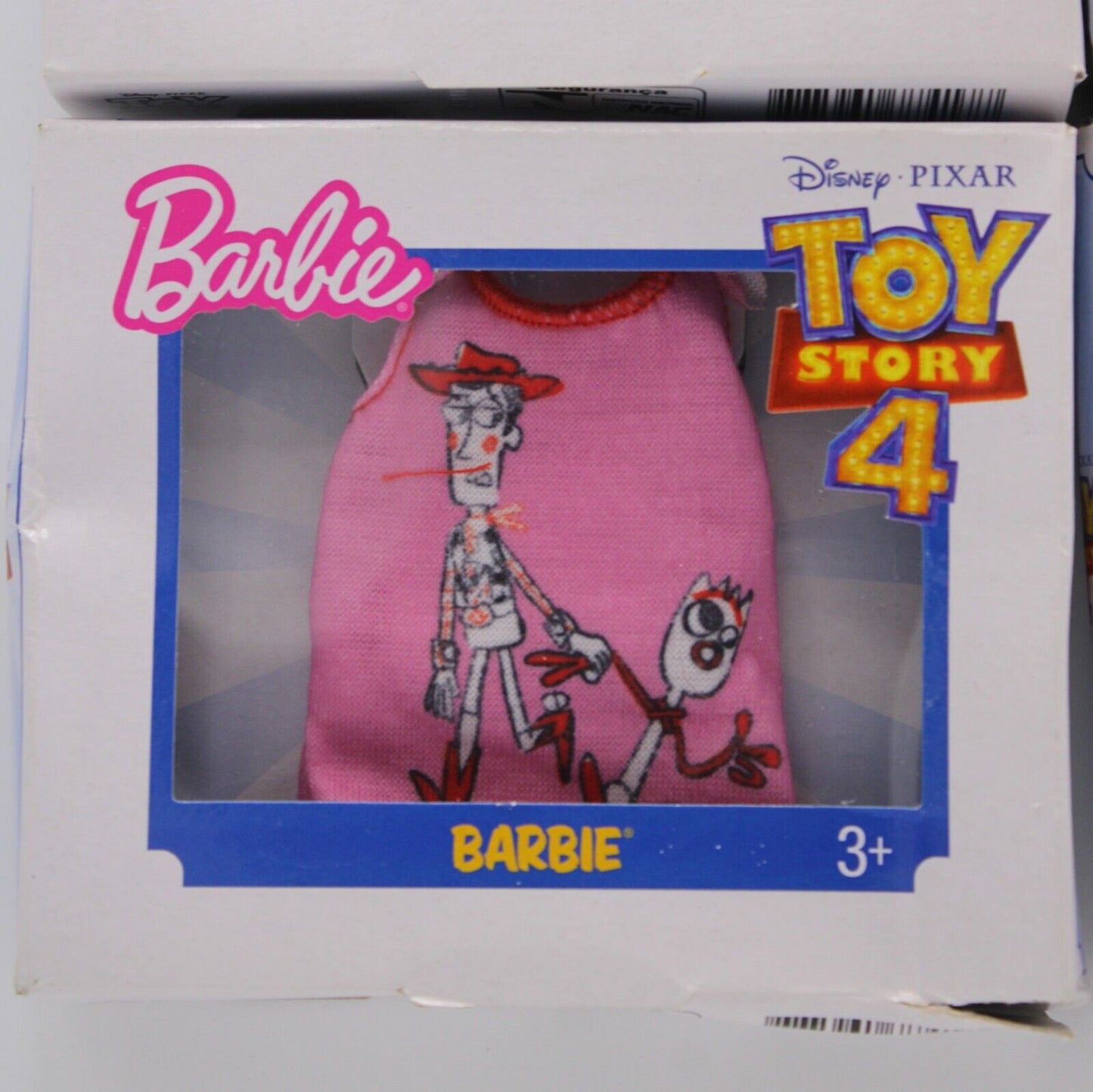 Barbie Mattel Disney Toy Story 4 Fashion Clothing 2018 Set Of 4 Woody Buzz