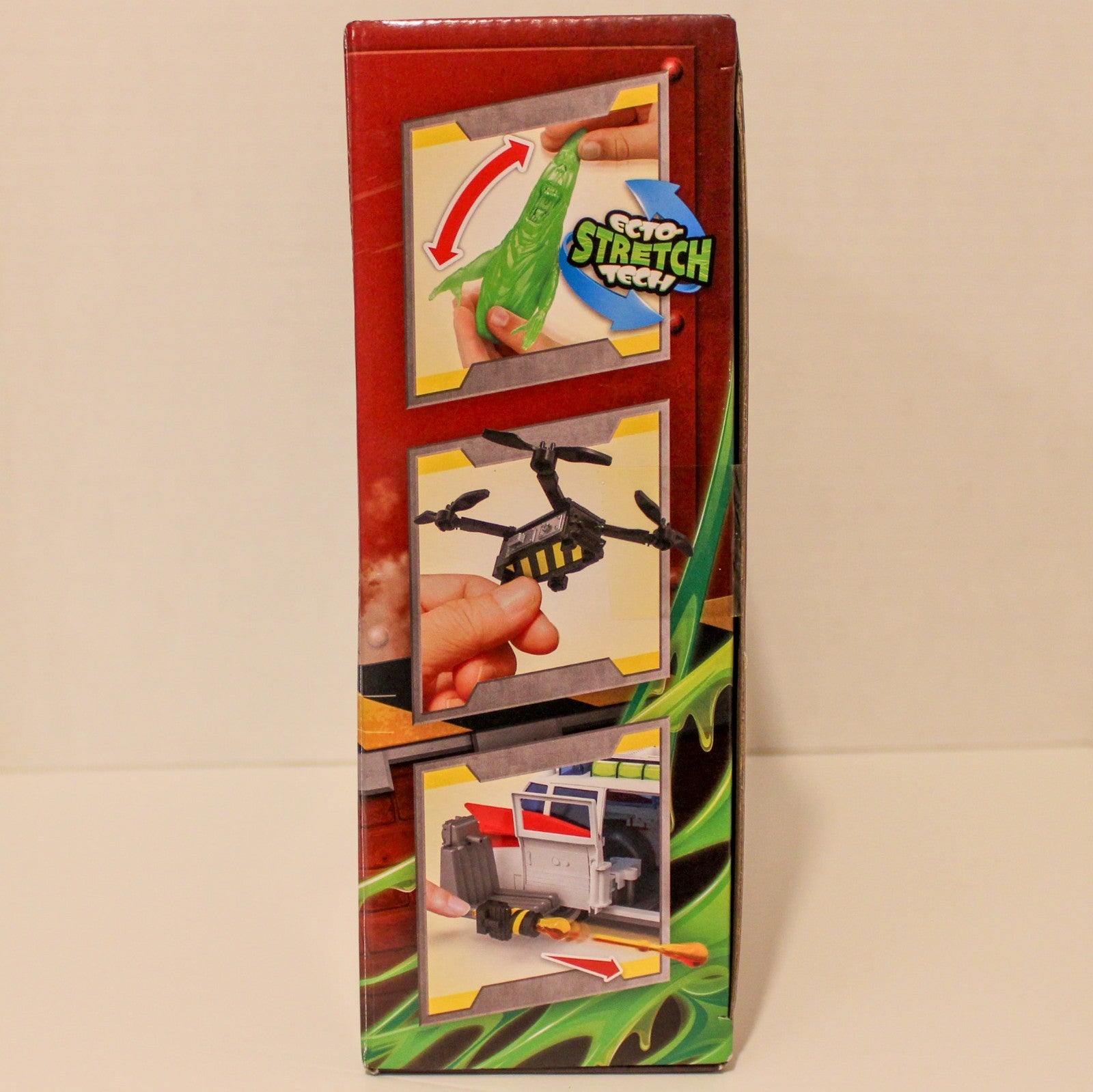 2024 Hasbro Ghostbusters Track & Trap Ecto-1 Vehicle with Stretch Tech Slimer