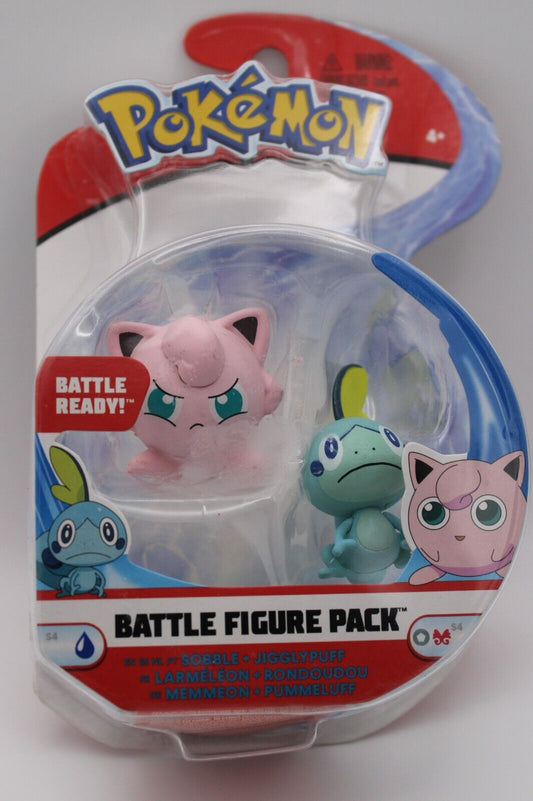 Pokemon Battle Figure Pack Sobble & Jigglypuff Battle Ready (Bubble Detaching)