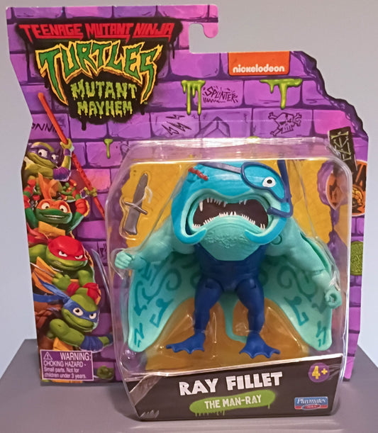 Teenage Mutant Ninja Turtles Mutant Mayhem Ray Fillet Action Figure The Man-Ray