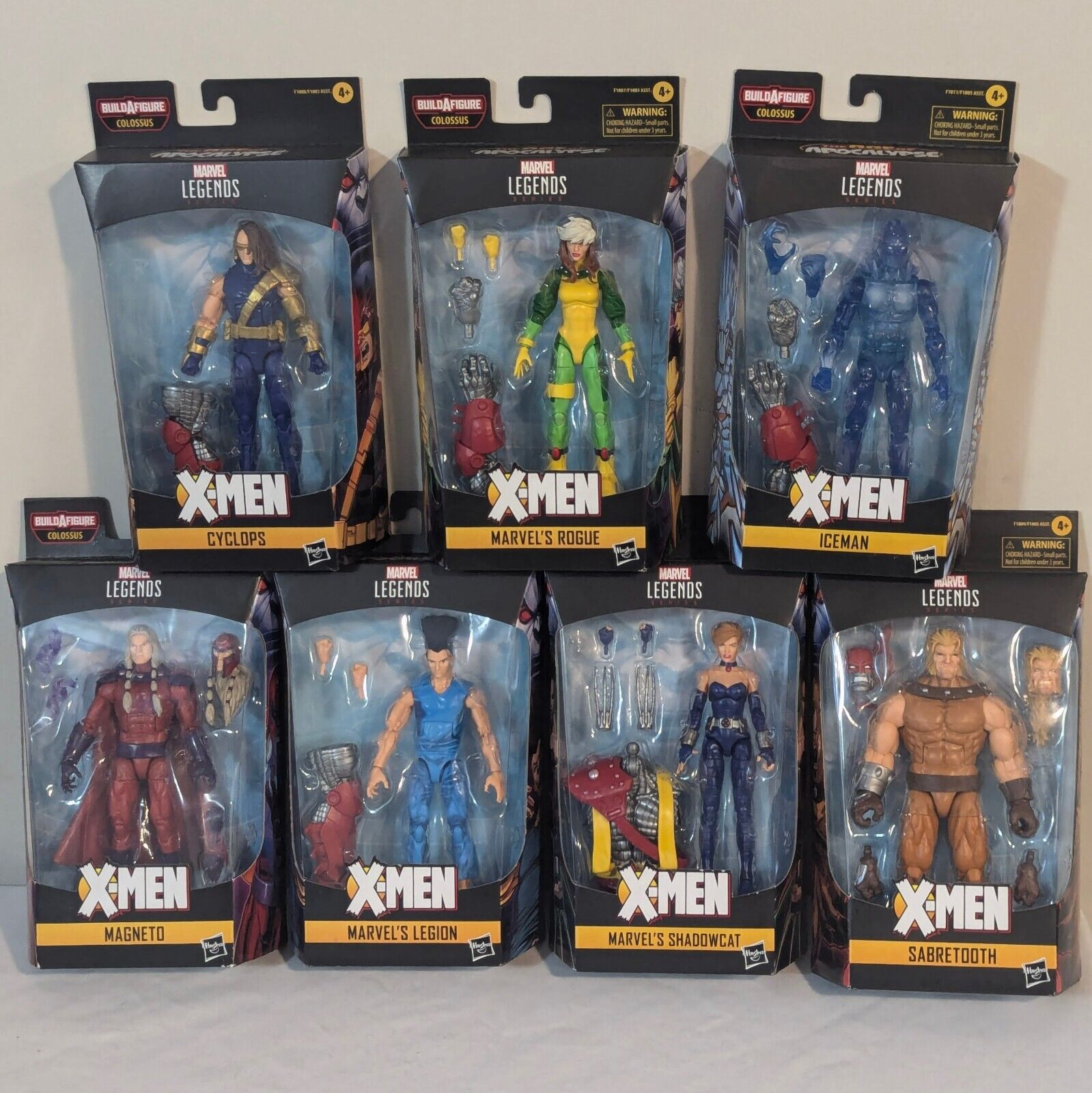 X-Men Age Of Apocalypse Marvel Legends 6 Inch Set Of 7 Action Figures Colossus