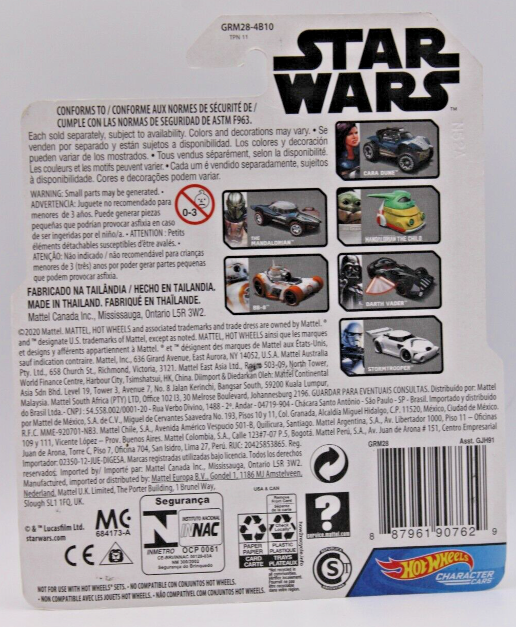 Hot Wheels Character Cars Disney  Star Wars Wrecker Bad Batch Diecast