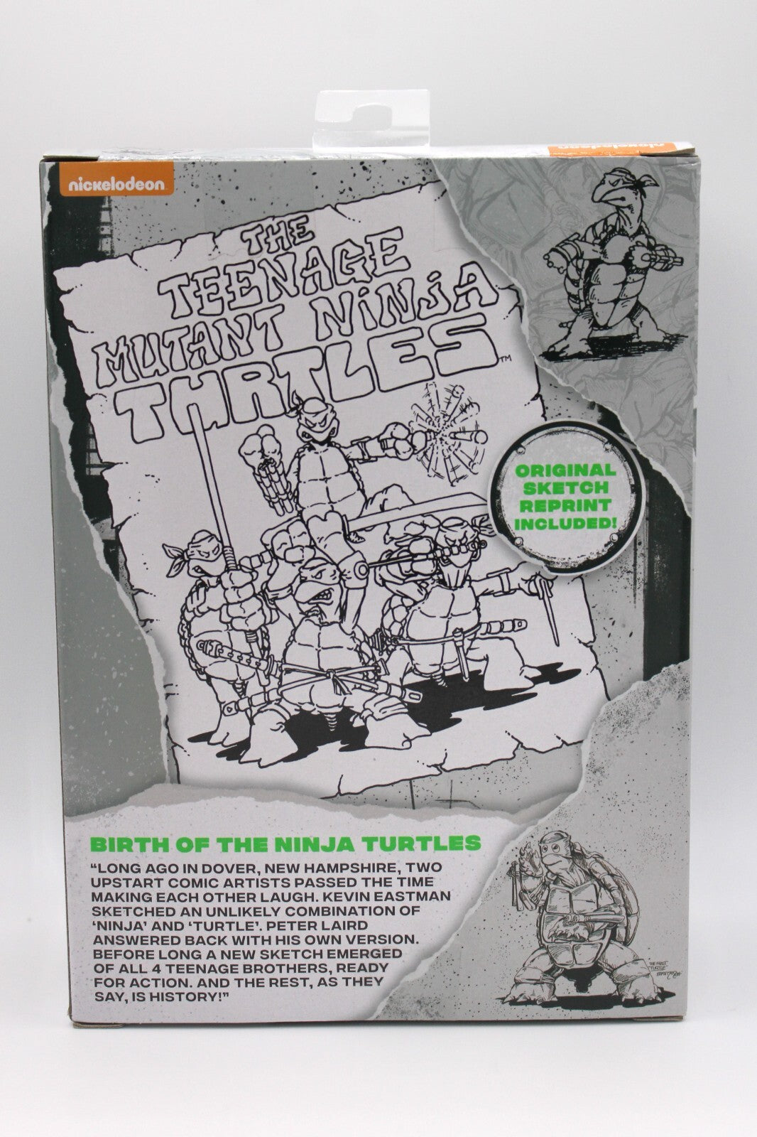 40 Years of Teenage Mutant Ninja Turtles Original Sketch Set of 4 Action Figures