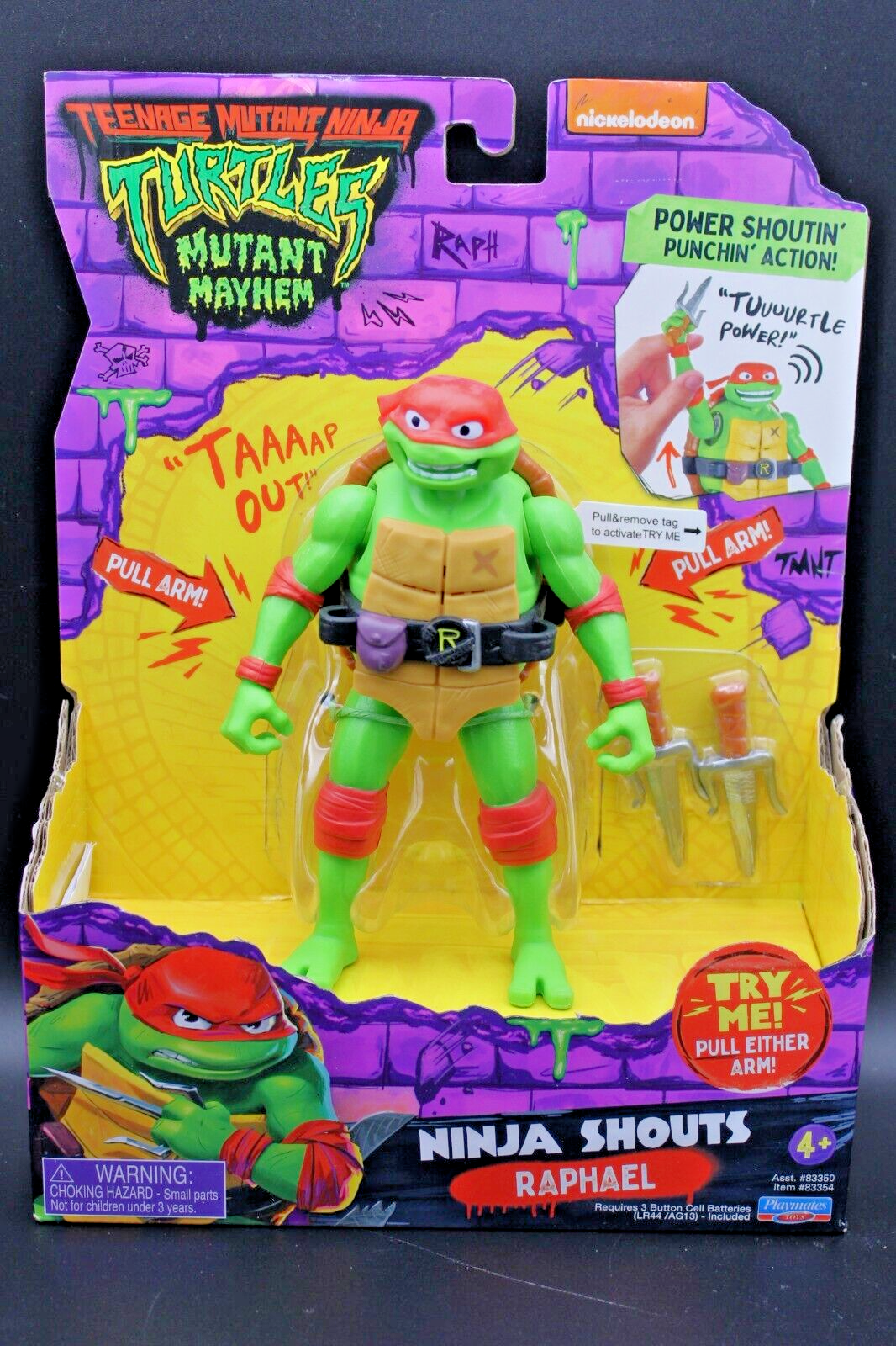 TMNT Teenage Mutant Ninja Turtles Mutant Mayhem Ninja Shouts Raphael