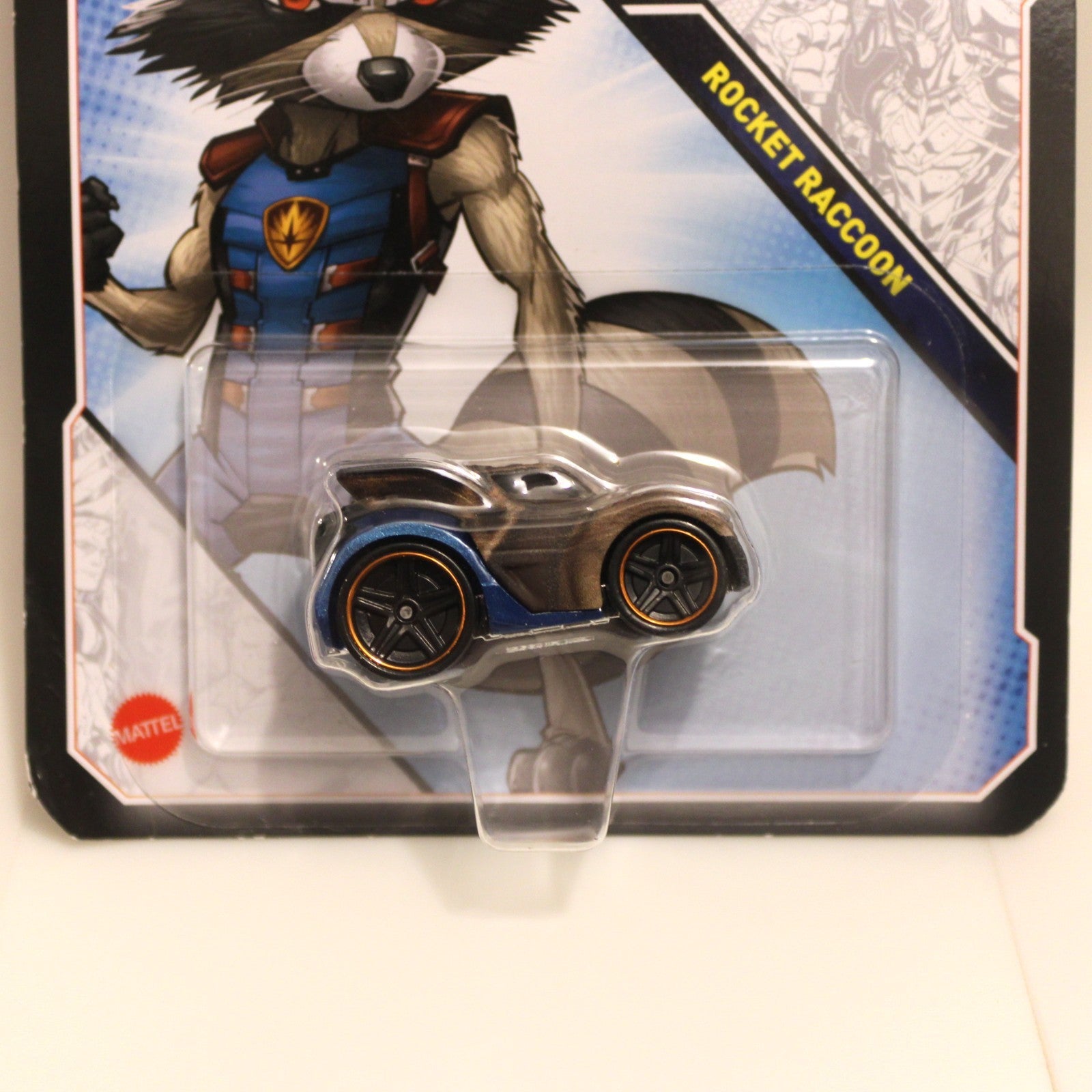 Hot Wheels Marvel Character Cars - Groot Go-Kart & Rocket Raccoon Comic Versions