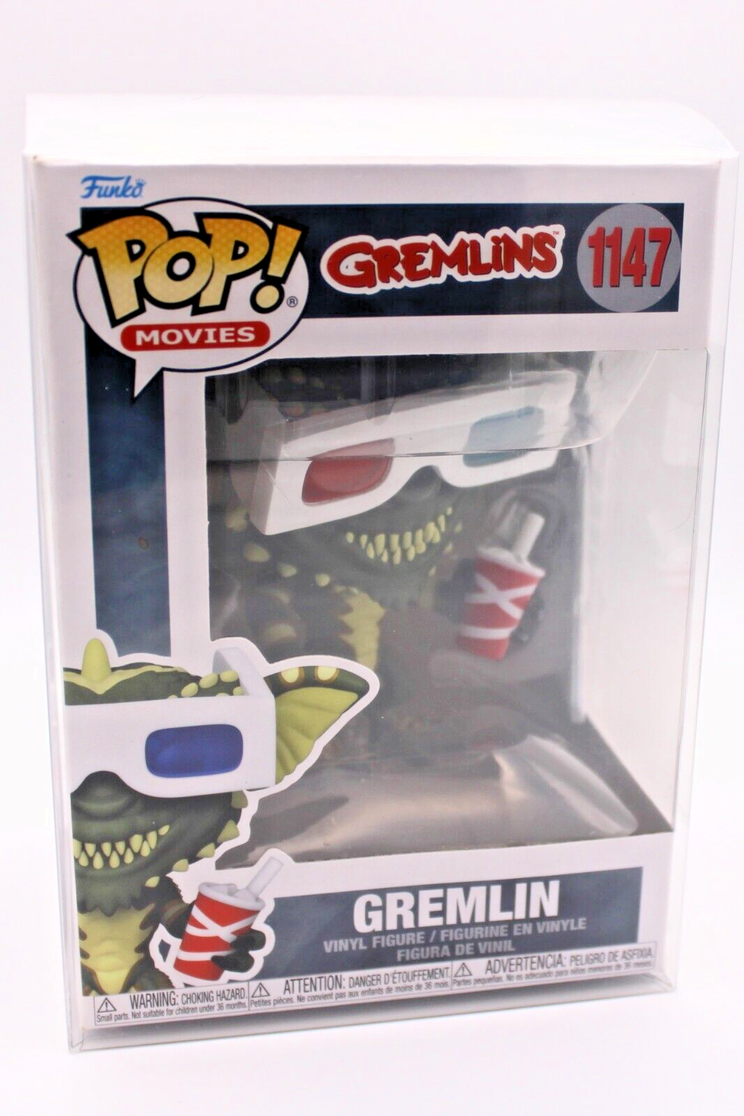 Funko Pop! Gremlins Lot Gizmo & Gremlin 3D Glasses - Minor Wear with Protectors