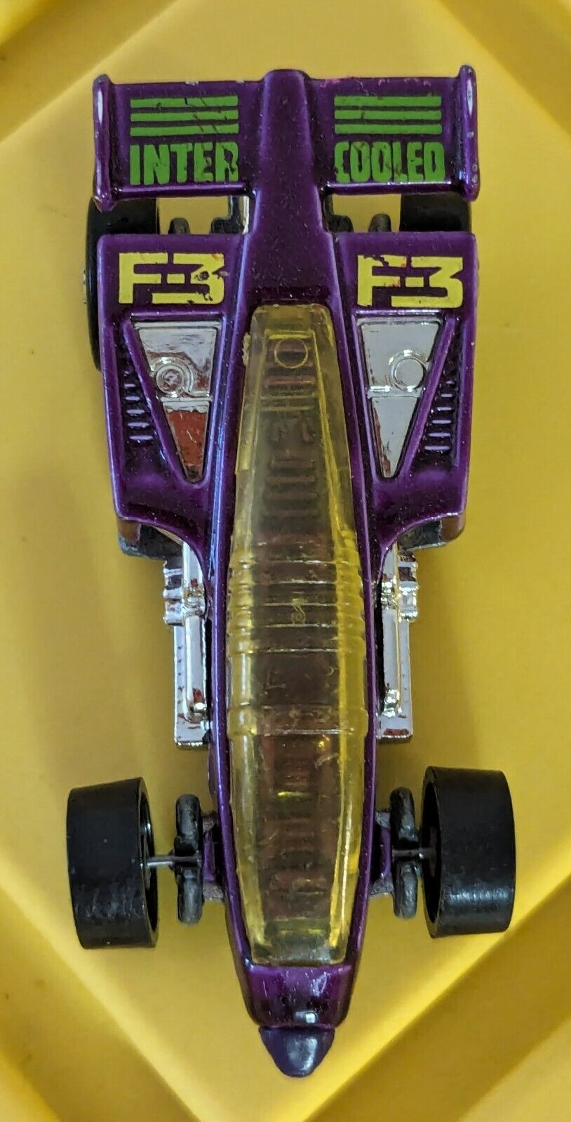 Hot Wheels Inter Cooled F3 Indy Car Shadow Jet Malaysia 1987 Purple [HW24]